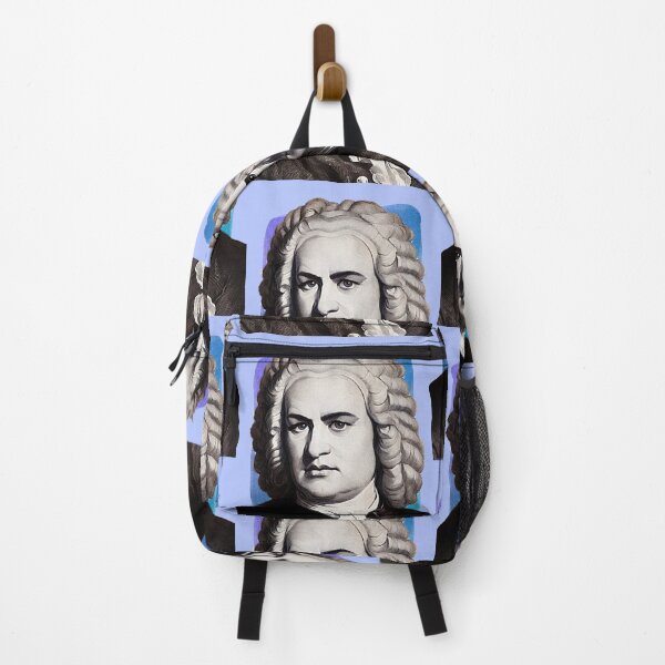 Item preview, German Composer Johann Sebastian Bach - blue - illustration designed and sold by Litstoy.