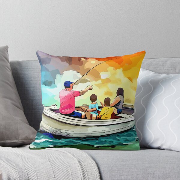 Item preview, Family Fishing on a Boat designed and sold by JHANL.