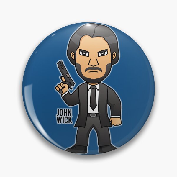 Item preview, Mr. John Wick Cartoon 	 designed and sold by hxztbuonodj91.