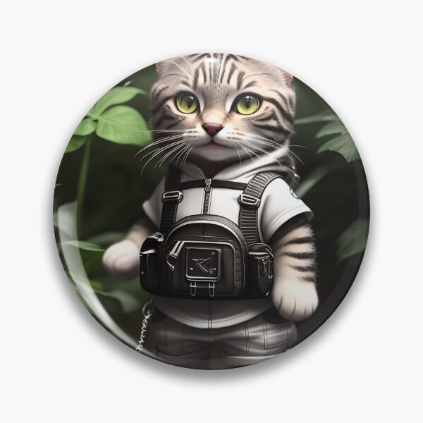 Item preview, adventurous cat designed and sold by Animal-Avenue.