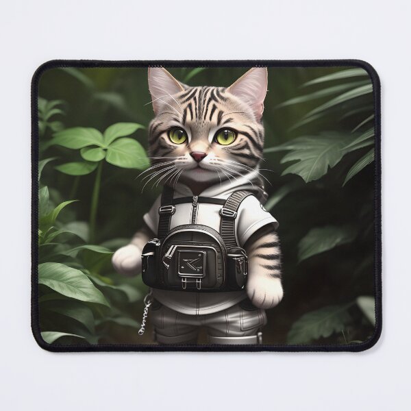 Item preview, adventurous cat designed and sold by Animal-Avenue.