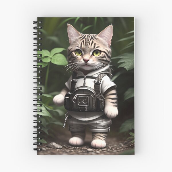Item preview, adventurous cat designed and sold by Animal-Avenue.