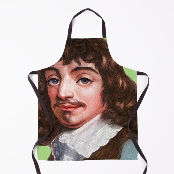 Item preview, French Philosopher René Descartes - mint Green - illustration  designed and sold by Litstoy.