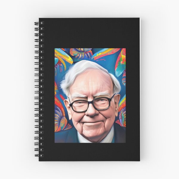 Item preview, Warren Buffett in floral portrait designed and sold by axlmc-mullen.