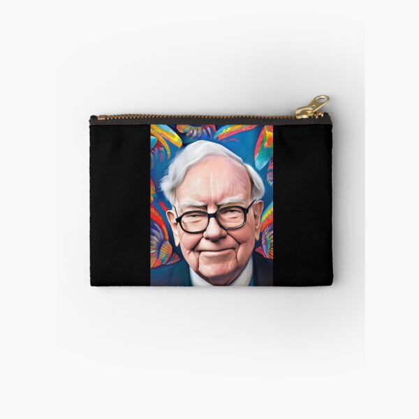 Item preview, Warren Buffett in floral portrait designed and sold by axlmc-mullen.