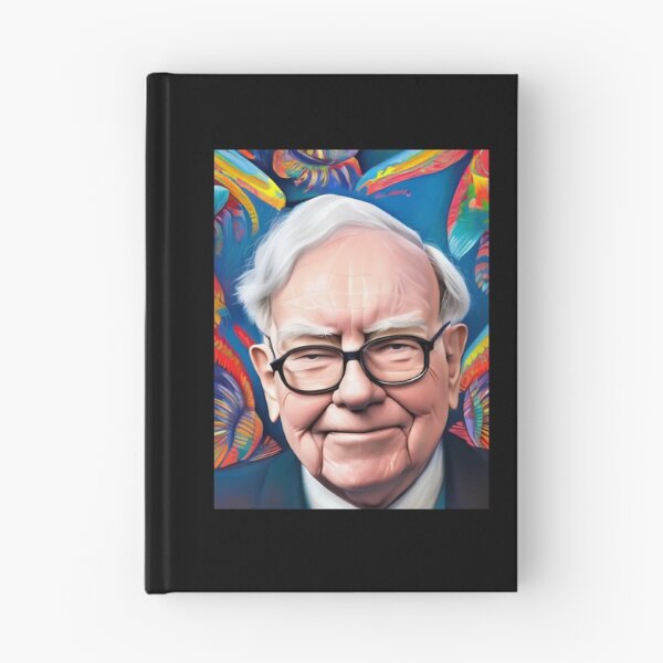Item preview, Warren Buffett in floral portrait designed and sold by axlmc-mullen.