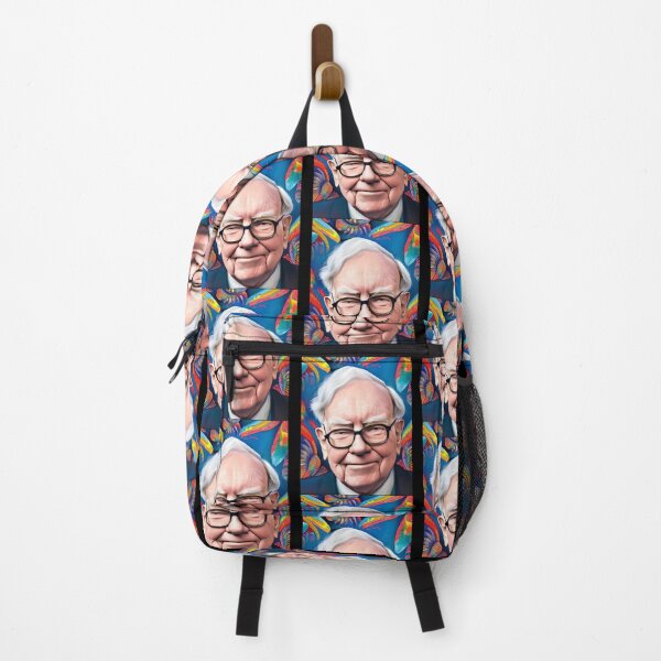 Item preview, Warren Buffett in floral portrait designed and sold by axlmc-mullen.