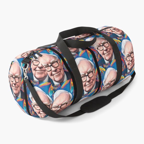 Item preview, Warren Buffett in floral portrait designed and sold by axlmc-mullen.