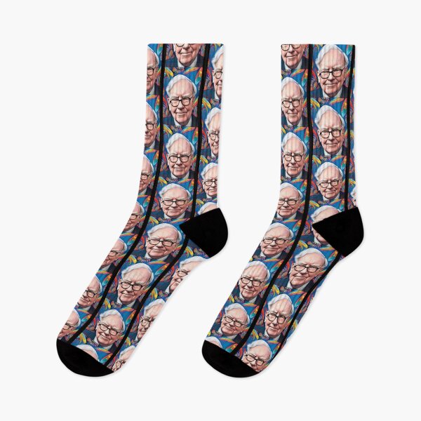Item preview, Warren Buffett in floral portrait designed and sold by axlmc-mullen.