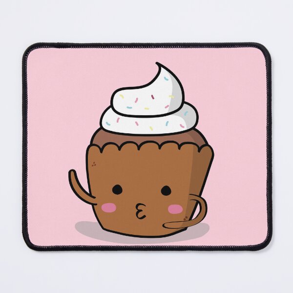 Item preview, Cute  cream cupcake illustration designed and sold by CutestShopEver.