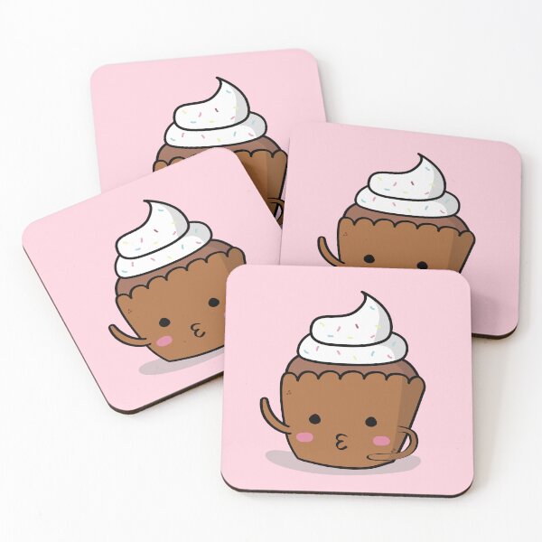 Item preview, Cute  cream cupcake illustration designed and sold by CutestShopEver.