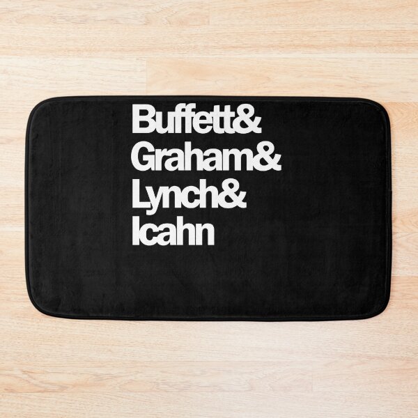 Item preview, Famous investors Buffett, Graham, Lynch, Icahn designed and sold by axlmc-mullen.