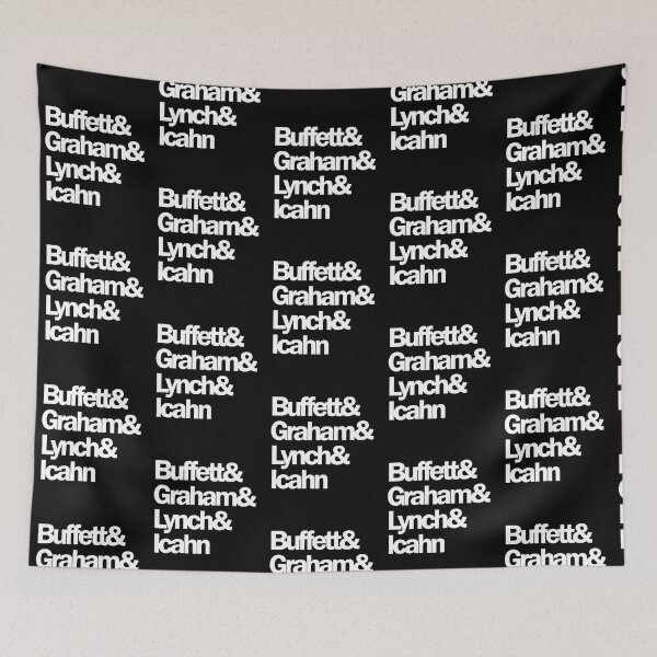 Item preview, Famous investors Buffett, Graham, Lynch, Icahn designed and sold by axlmc-mullen.