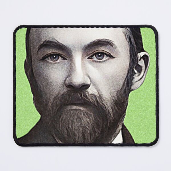 Item preview, English Novelist Thomas Hardy - mint Green - illustration designed and sold by Litstoy.