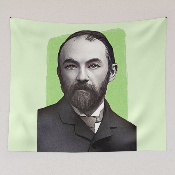 Item preview, English Novelist Thomas Hardy - mint Green - illustration  designed and sold by Litstoy.