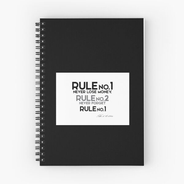 Item preview, rule no.1 - never lose money - warren buffett designed and sold by axlmc-mullen.