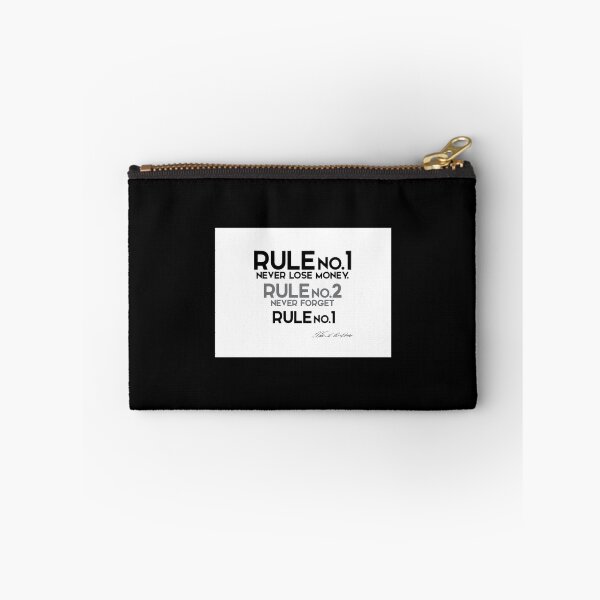 Item preview, rule no.1 - never lose money - warren buffett designed and sold by axlmc-mullen.