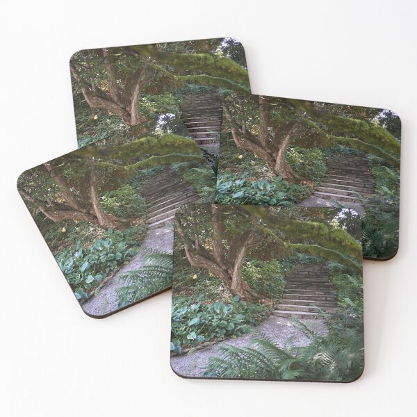 Item preview, Nature Photography | Glenveagh Castle & Gardens stone steps designed and sold by Cora Wirth.