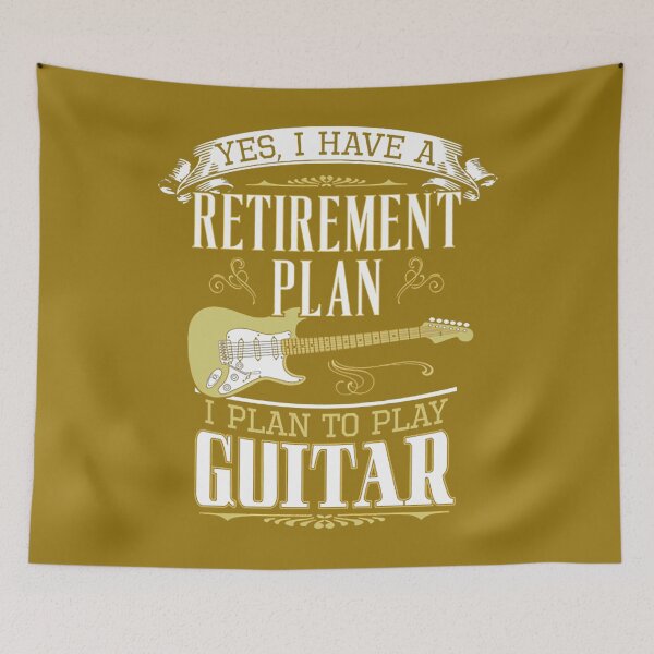 Item preview, Guitar - Retire	t Plan   	 designed and sold by esdtromskog62.