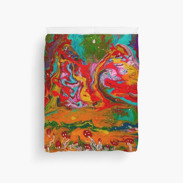 Item preview, Psychedelic Mushroom Landscape designed and sold by kambawam.