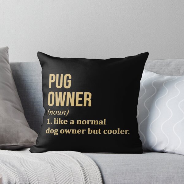 Item preview, Pug Dog Owner Definition in Gold designed and sold by XCIV.
