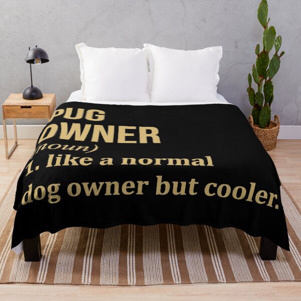 Item preview, Pug Dog Owner Definition in Gold designed and sold by XCIV.