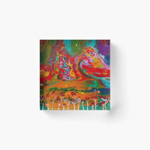 Item preview, Psychedelic Mushroom Landscape  designed and sold by kambawam.