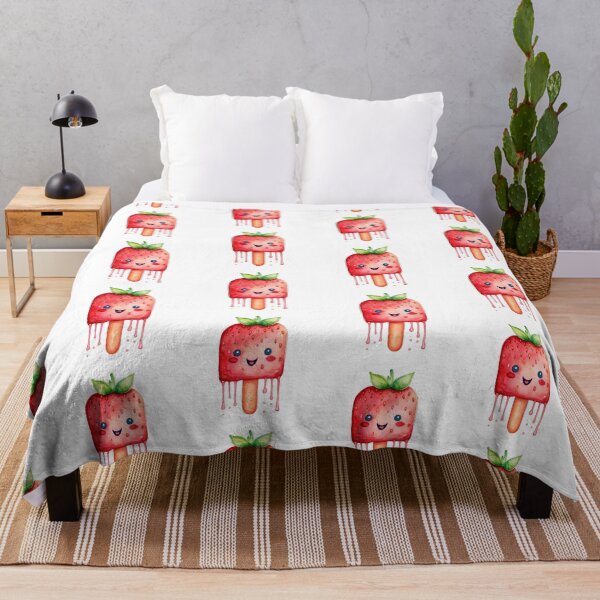Item preview, Strawberry Cute Popsicle for kids designed and sold by usablestores.