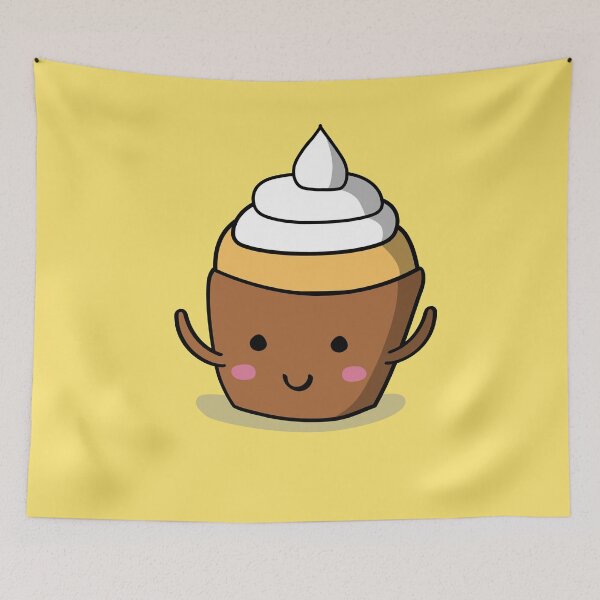 Item preview, Cute cool cupcake illustration designed and sold by CutestShopEver.