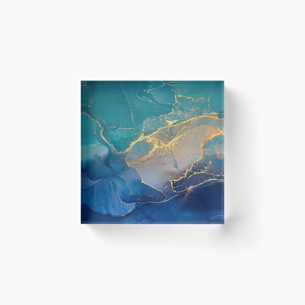 Item preview, Blue Marble Alcohol ink Pattern  designed and sold by Artclubseven.