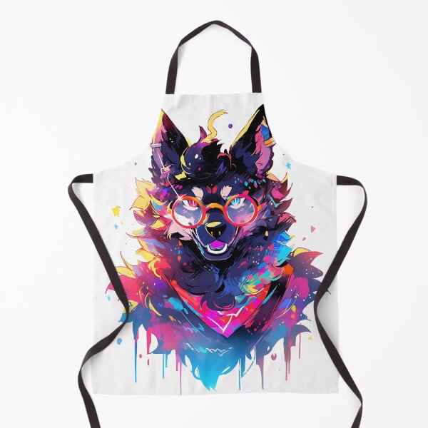 Item preview, Dichromatic Wolf with Glasses designed and sold by IvattaviCreates.