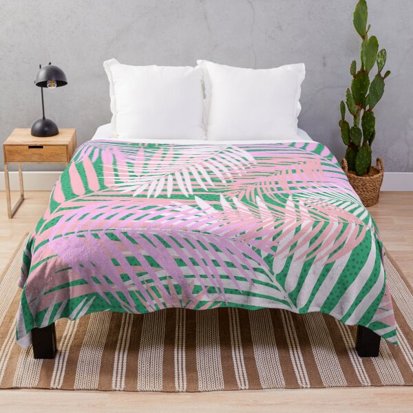 Item preview, Pale Pink Palms Digital Pattern designed and sold by zolarche.