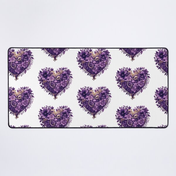 Item preview, Lavender Floral Heart designed and sold by usablestores.