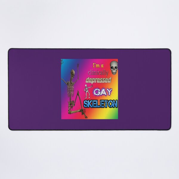 Item preview, Depressed Gay Skeleton Pride   	 designed and sold by urwzqspwr28.