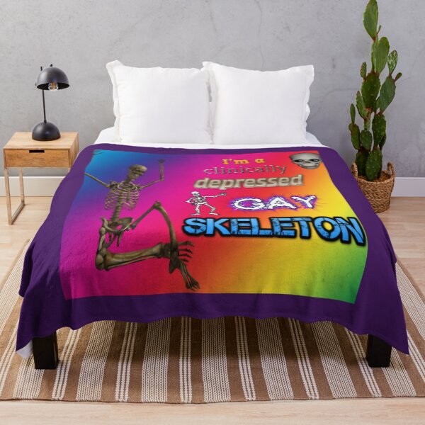Item preview, Depressed Gay Skeleton Pride   	 designed and sold by urwzqspwr28.