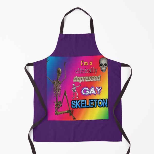 Item preview, Depressed Gay Skeleton Pride designed and sold by urwzqspwr28.