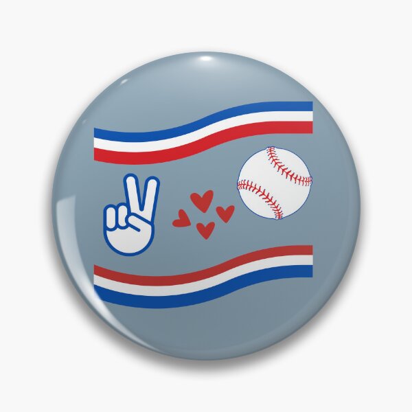 Item preview, Peace Love and Baseball designed and sold by ValsCrazyCats.