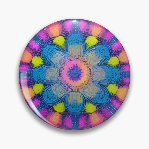 Item preview, Painted Mandala Circle Art 12 by MMA designed and sold by spacemandala.