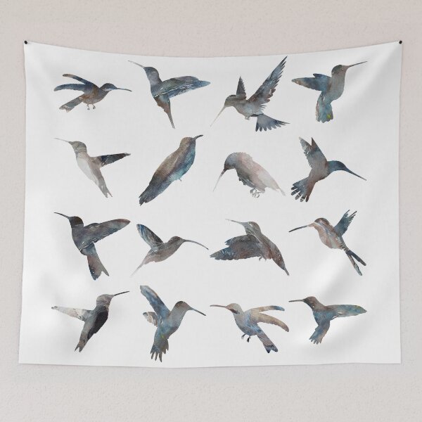 Item preview, Hummingbird Pattern designed and sold by Rodrigo Fonseca.