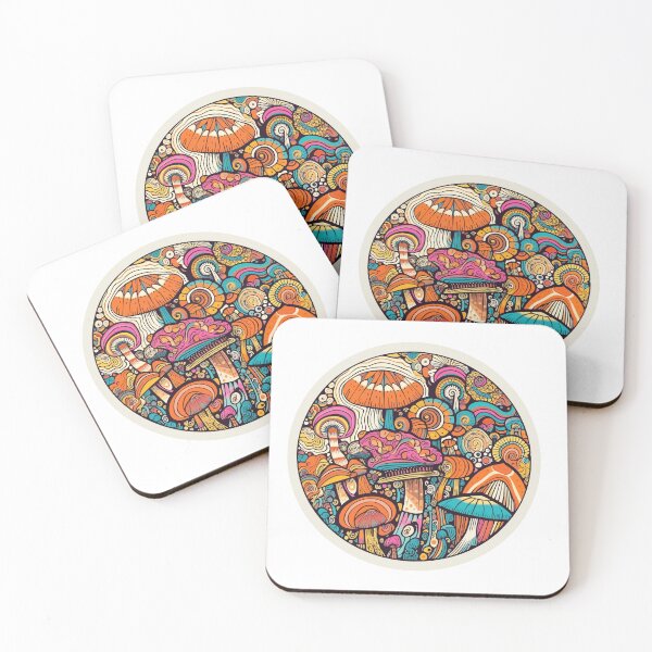 Item preview, Psychedelic Mushrooms designed and sold by Flyleaf-Prints.