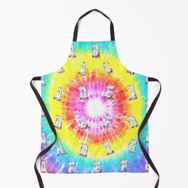Item preview, Typography and Birds on Tie Dye Pattern designed and sold by KC Morcom.