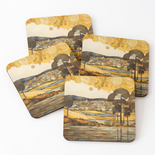 Item preview, Gustav Klimt Style Landscape designed and sold by VisionDuke.