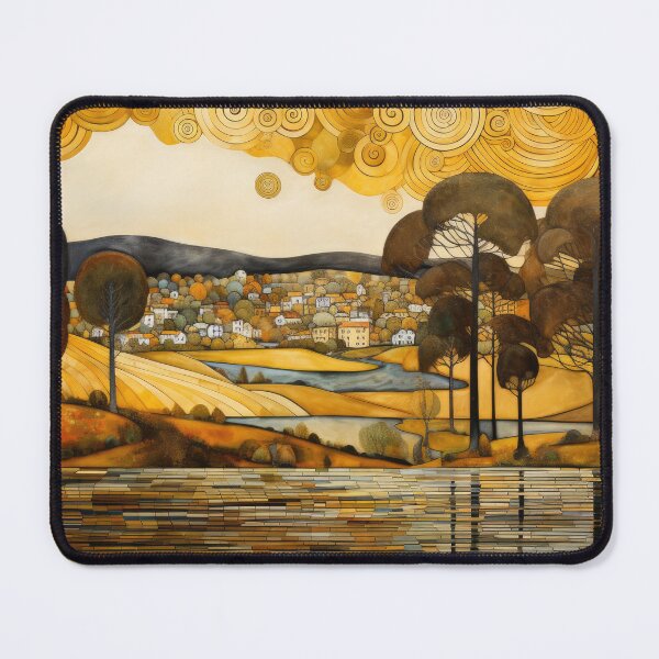 Item preview, Gustav Klimt Style Landscape designed and sold by VisionDuke.