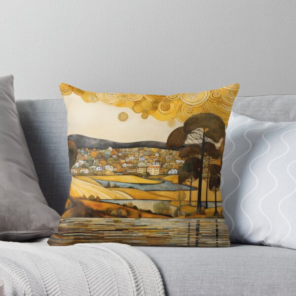 Item preview, Gustav Klimt Style Landscape designed and sold by VisionDuke.