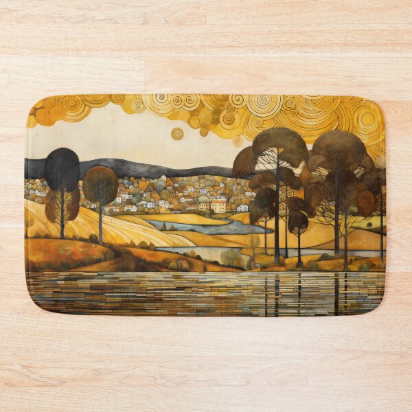 Item preview, Gustav Klimt Style Landscape designed and sold by VisionDuke.