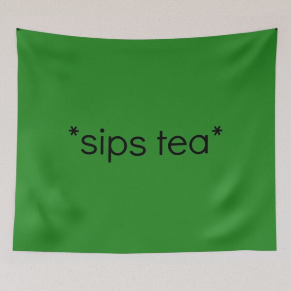 Item preview, sips tea 	 2	 designed and sold by jumpmhock23.