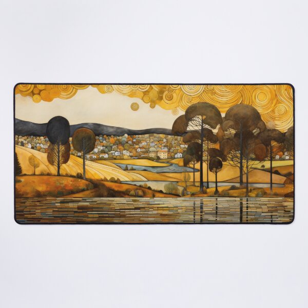 Item preview, Gustav Klimt Style Landscape designed and sold by VisionDuke.
