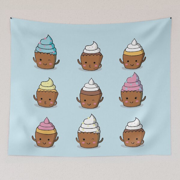 Item preview, Cute cupcake pattern designed and sold by CutestShopEver.