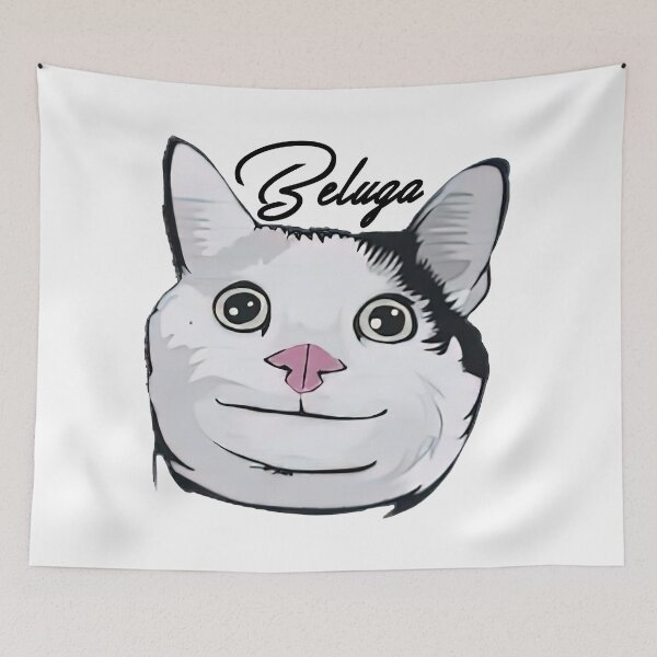 Item preview, Beluga cat, Beluga Cat Meme, Meme designed and sold by graphic-genie.