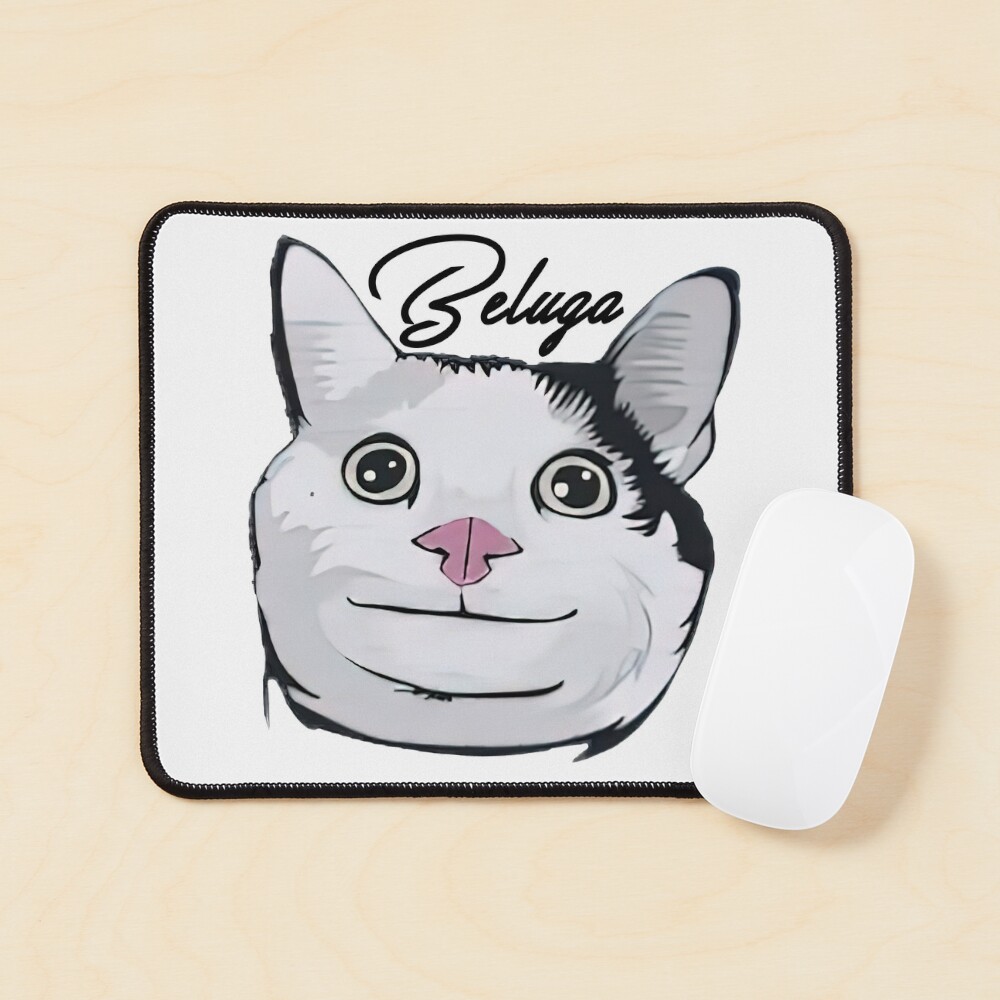 Just A Men Who Loves Beluga Cat' Sticker | Spreadshirt